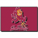 Arizona State Sun Devils NCAA College 39" x 59" Acrylic Tufted Rug