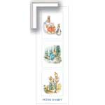 Peter Rabbit Triptych - Contemporary mount print with beveled edge
