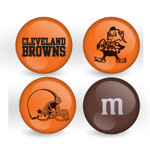 Cleveland Browns Custom Printed NFL M&M's With Team Logo