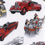 Firefighters Fabric by the Yard