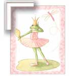 Lilly Pad Princess - Framed Print