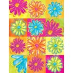 Vivid Daisies - Contemporary mount print with beveled edge
