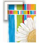 Cabana Daisy I (corner flower) - Framed Print