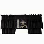 New Orleans Saints Locker Room Window Valance