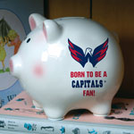 Washington Capitals NHL Ceramic Piggy Bank