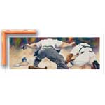 Power At The Plate - Contemporary mount print with beveled edge