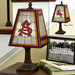 Arizona State Sun Devils NCAA College Art Glass Table Lamp