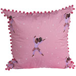 Dance On Throw Pillow - Pink