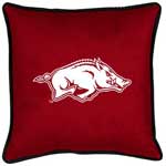 Arkansas Razorbacks Side Lines Toss Pillow