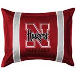 Nebraska Huskers Side Lines Pillow Sham