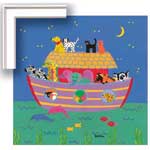 Two By Two By Night - Contemporary mount print with beveled edge