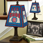 Chicago Cubs MLB Art Glass Table Lamp