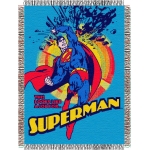 Superman Smash 48" x 60" Metallic Tapestry Throw