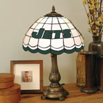 New York Jets NFL Stained Glass Tiffany Table Lamp