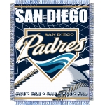 San Diego Padres MLB 48"x 60" Triple Woven Jacquard Throw