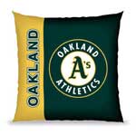 Oakland Athletics 27" Vertical Stitch Pillow