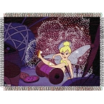 Disney Tinkerbell Clumsy Tink 48" x 60" Metallic Tapestry Throw
