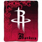 Houston Rockets NBA Micro Raschel Blanket 50" x 60"