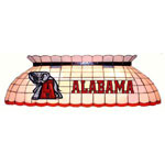 Alabama Crimson Tide Teardrop Stained Glass Billiard Light