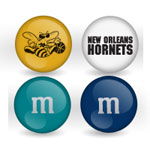 New Orleans Hornets Custom Printed NBA M&M's With Team Logo