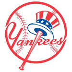 New York Yankees Resized Logo Fathead MLB Wall Graphic