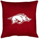 Arkansas Razorbacks Locker Room Toss Pillow