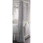 Isabella Toile Sheer Curtain Panels - Blue