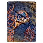 Golden State Warriors NBA "Tie Dye" 60" x 80" Super Plush Throw
