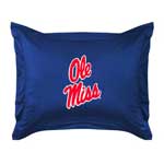 Mississippi Ole Miss Rebels Locker Room Pillow Sham