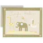 Jungle Babies - Contemporary mount print with beveled edge