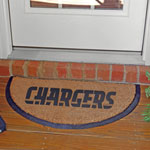 San Diego Chargers NFL Half Moon Outdoor Door Mat