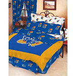 Kansas Jayhawks 100% Cotton Sateen Full Bed-In-A-Bag