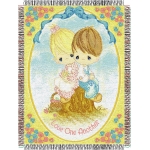 Precious Moments Love One Another 48" x 60" Metallic Tapestry Throw