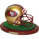 San Francisco 49ers NFL Football Helmet Figurine