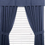 Team Denim Blue Window Drape