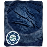 Seattle Mariners MLB "Retro" Royal Plush Raschel Blanket 50" x 60"