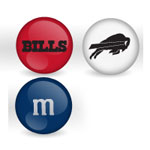 Buffalo Bills Custom Printed NFL M&M's With Team Logo
