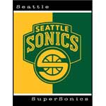 Seattle SuperSonics 60" x 80" All-Star Collection Blanket / Throw