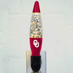 Oklahoma Sooners NCAA College Motion Lava Nightlight