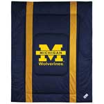 Michigan Wolverines Side Lines Comforter