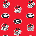 Georgia Bulldogs Crib Comforter - Red