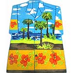 Hawaiian Shirt Tropical Theme Rug