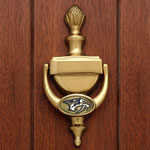 Nashville Predators NHL Brass Door Knocker