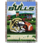 South Florida Bulls NCAA College "Home Field Advantage" 48"x 60" Tapestry Throw
