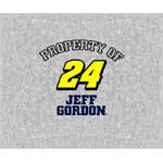 #24 Jeff Gordon 58" x 48" "Property Of" Blanket / Throw