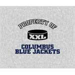 Columbus Blue Jackets 58" x 48" "Property Of" Blanket / Throw