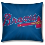 Atlanta Braves MLB 16" Embroidered Plush Pillow with Applique