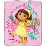 Dora Que Bella Entertainment 50" x 60" Micro Raschel Throw