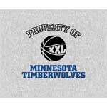 Minnesota Timberwolves 58" x 48" "Property Of" Blanket / Throw