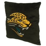 Jacksonville Jaguars NFL 16" Embroidered Plush Pillow with Applique